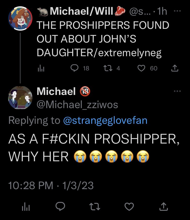 strangeglovefan's tweet photo. DID YOU THINK I’D AGREE WITH YOU???????????? https://t.co/uXBJC2PsAO