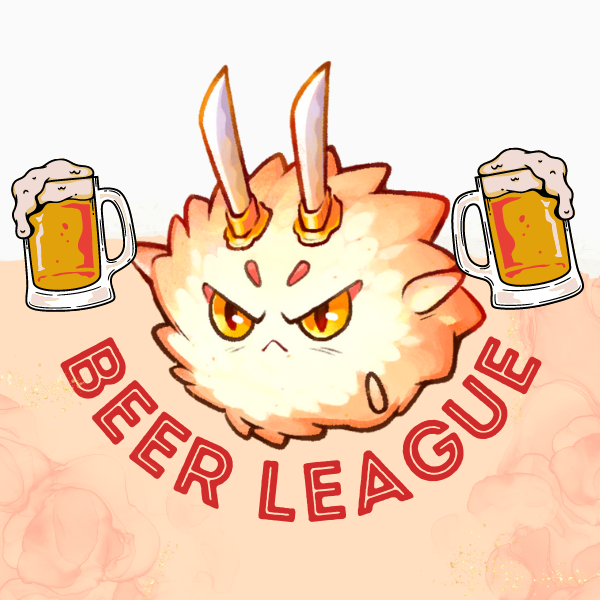 AxieFuzzyclub's tweet photo. Hey #FriendsOfFuzz 

Have you heard of @BigYakAxieClub x @LunacianSociety upcoming Beer League?

Qualifiers is just around the corner! 

#AxieCreator #AxieOrigins #OneOfFuzz https://t.co/6anqZulACj