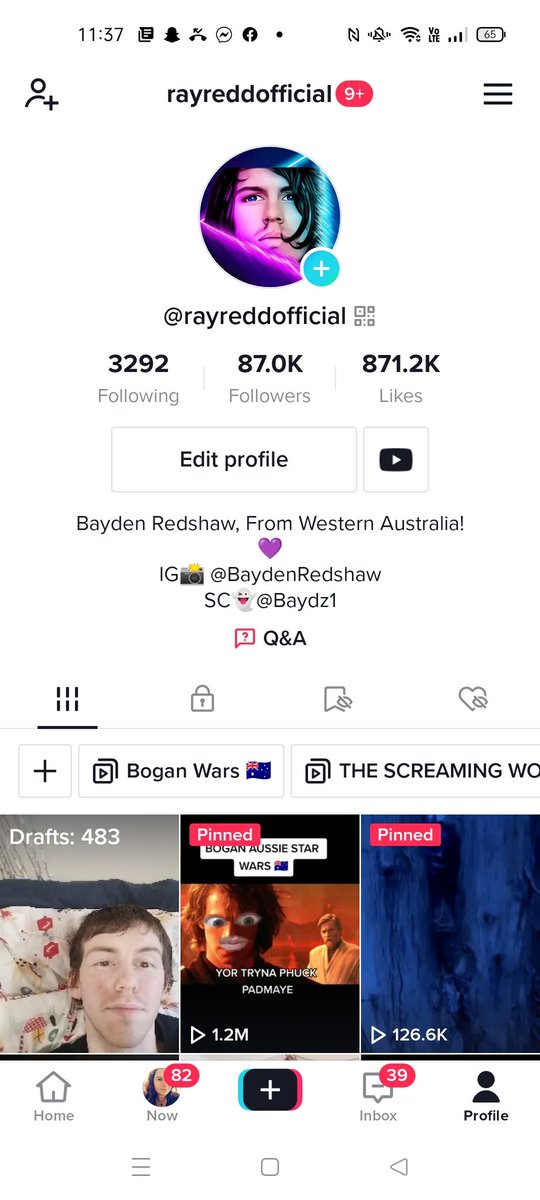 BaydenRedshaw's tweet image. I'm overdue on this post, but all the noise made a difference. We got the page back. I wasn't going to give up on my community and the memories we built! Thanks Tiktok for finally recognising!