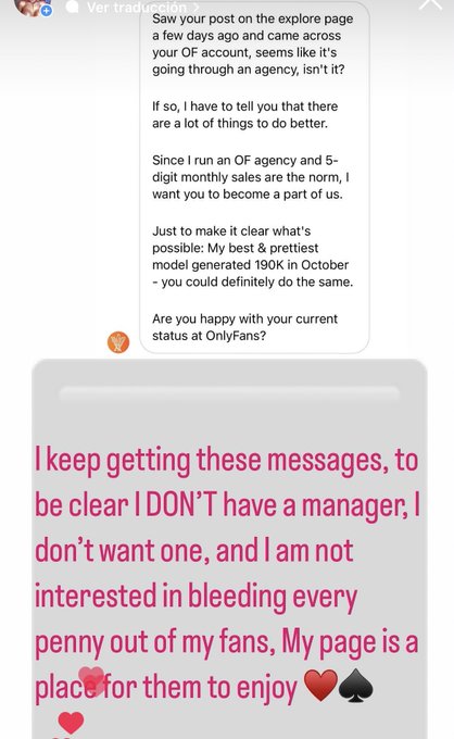 1 pic. My story from IG today ♥️
I never want to rinse my fans of every penny, I love you all and you’re
