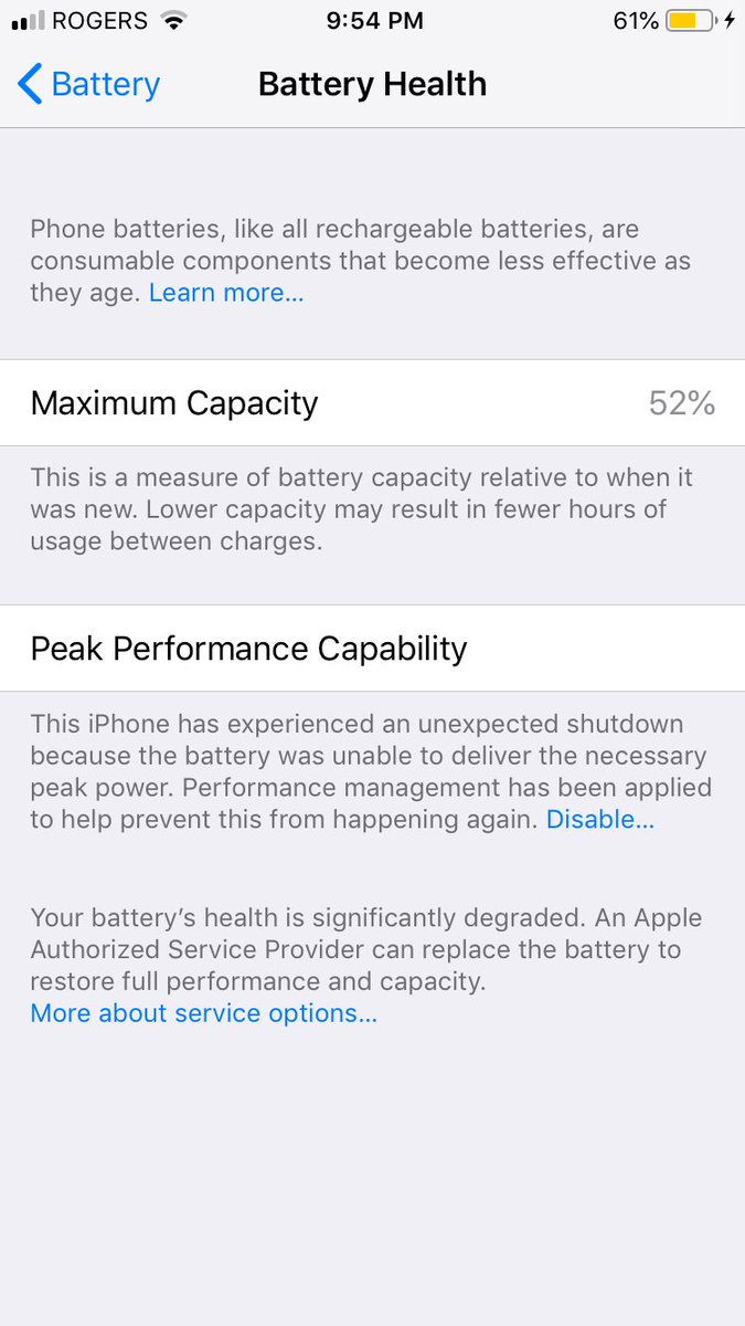 CompactorJoe's tweet image. I used my back up phone for 13 days, iPhone 6 life