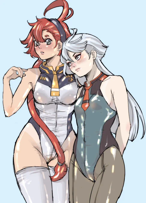 スレッタさんとミオリネさん。 