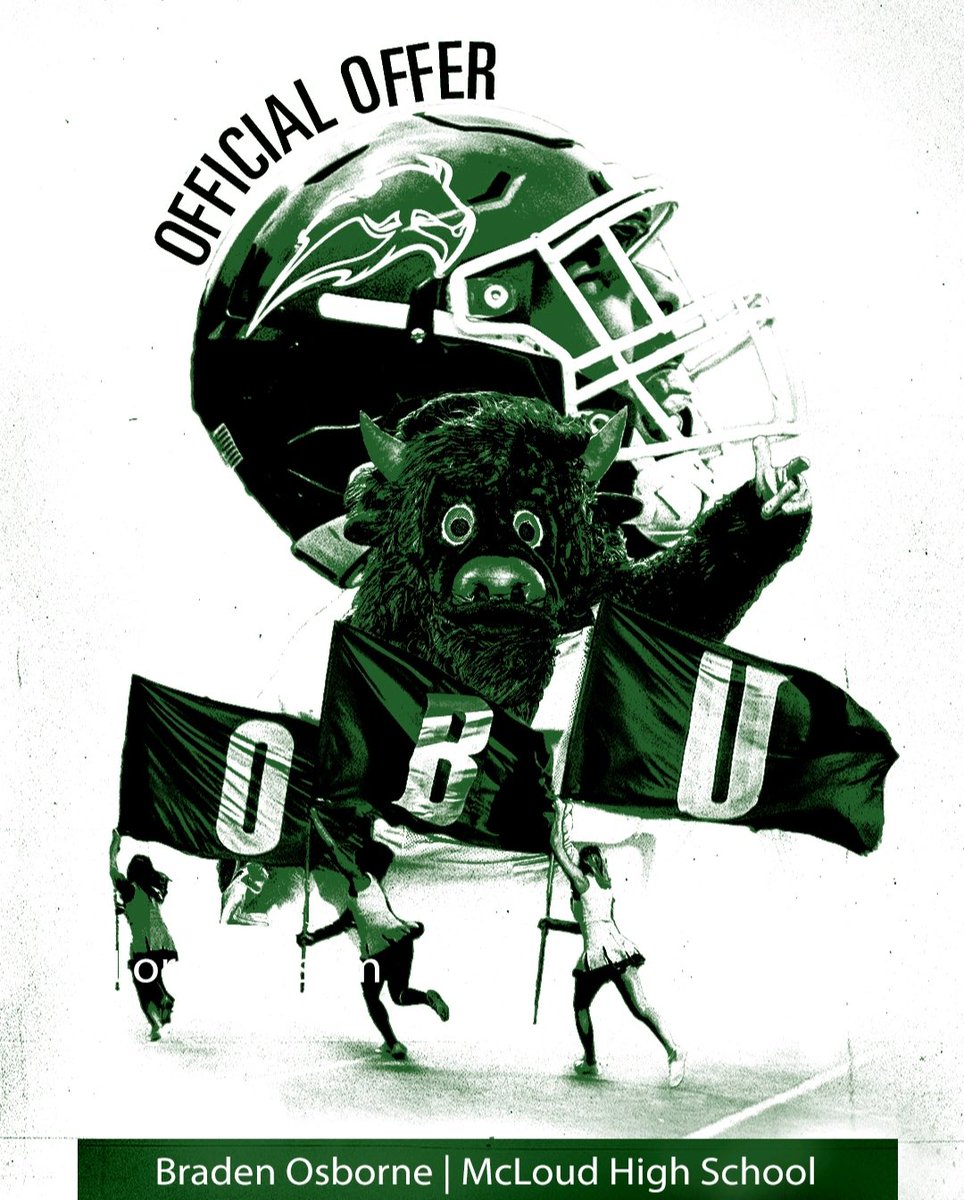 Super blessed to receive an offer to play football at OBU!✅🦬#OnToVictory <a href="/backercoach/">CoachJasonMelot</a> <a href="/OBUCoachJensen/">Chris Jensen</a> <a href="/OBU_Football/">OBU Football</a>