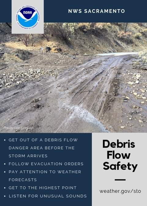 GlennCountyOES's tweet image. Forest Highway 7 and County Road 309 in western #GlennCounty in Mendocino National Forest will be closed beginning tomorrow through the duration of the storm due to slides and debris flow risks in the #AugustComplex burn scar