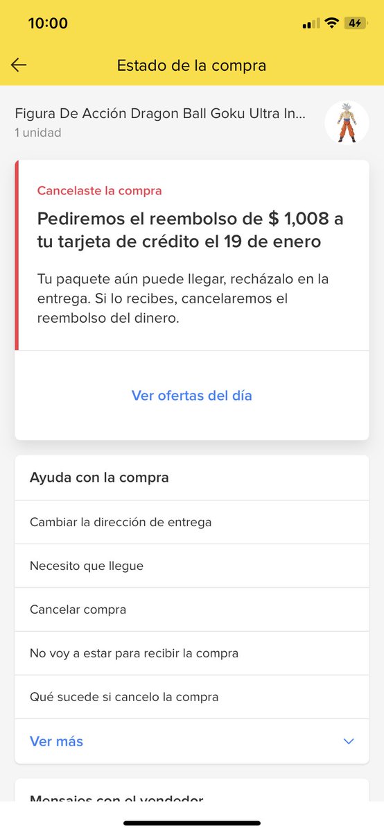 samirajadue's tweet photo. @Mercadolibre oigan que tipo de sanción debería recibir un vendedor que no le dio la gana de enviar el producto que compré sólo para doblarle el precio y jinetear el dinero de mi tarjeta? Adjunto imágenes https://t.co/RaTwWUwOYY