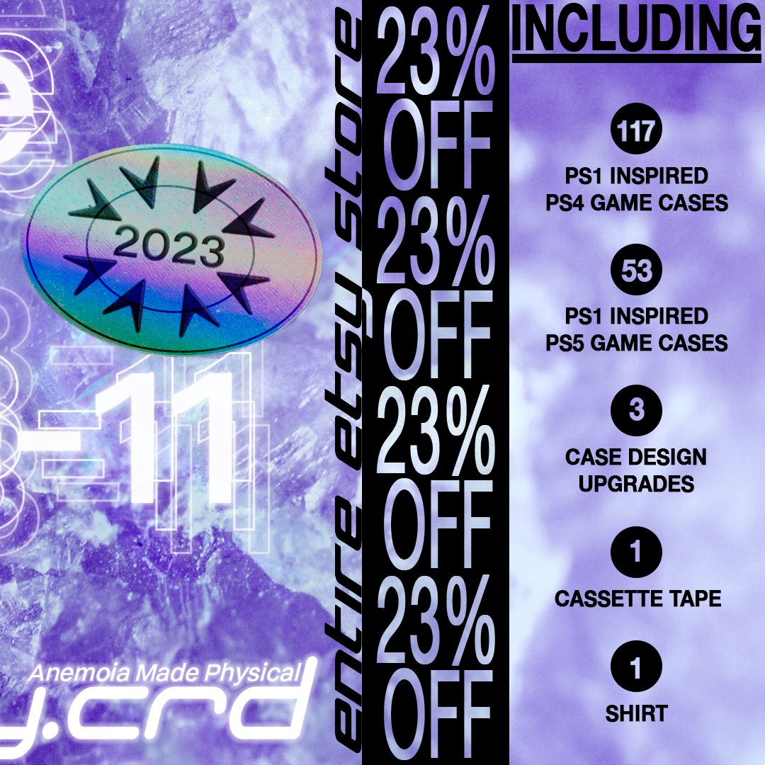 NEW YEAR SALE ON MY ETSY SHOP FOR THE NEXT WEEK‼️