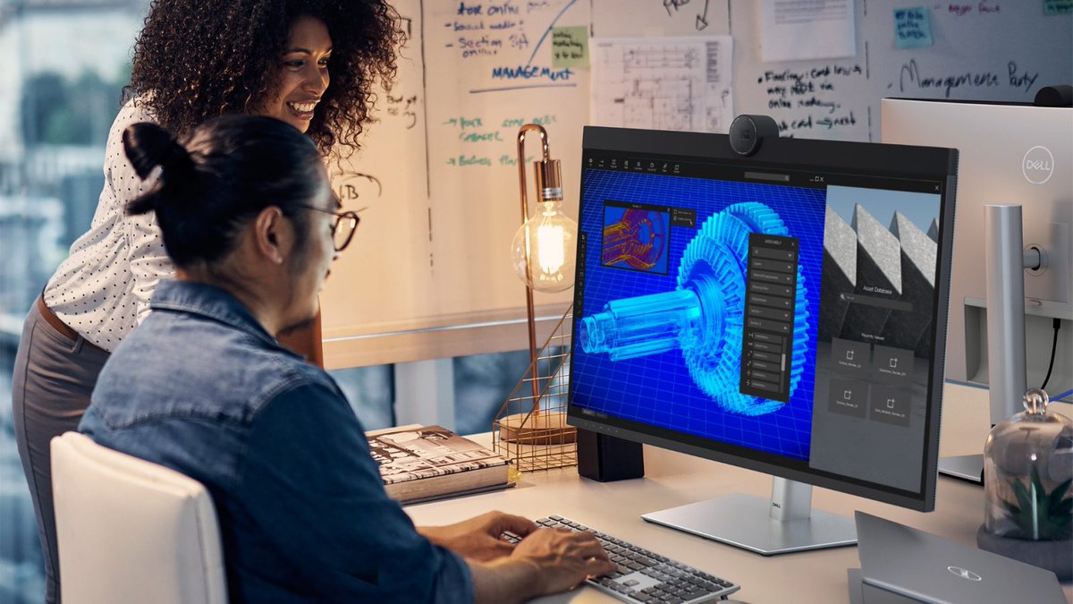 MacRumors's tweet photo. CES 2023: Dell Looks to Take on Apple’s Pro Display XDR With New 32-Inch 6K Display That Has a Built-In 4K Webcam and Included Stand https://t.co/OO5cIdXmTI by @samifathi https://t.co/8mW86qvinF