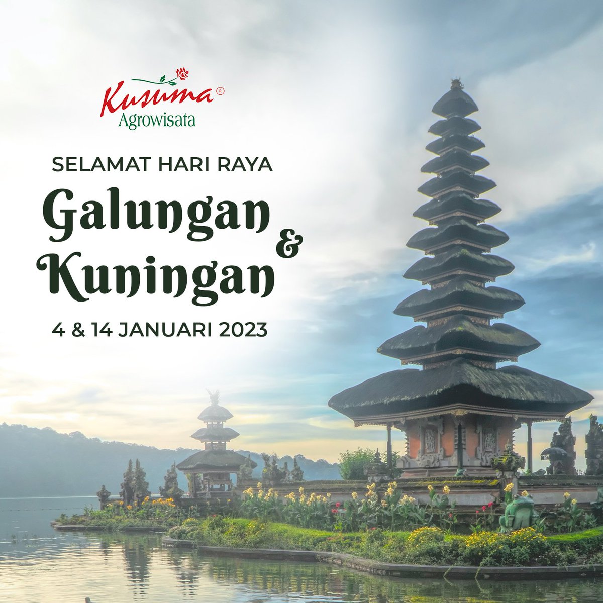Selamat menyambut Hari Raya Galungan dan Kuningan bagi semua umat Hindu Indonesia. Mari kita mengalahkan segala hal keburukan dengan memberikan lebih banyak kebaikan dan kedamaian untuk semua.

#galungan #kuningan