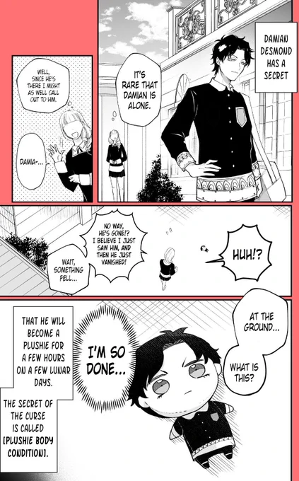 EN Translation 
⚠️Damianya Grown-up
Damian become doll story (1/3)

(Translator @Kurogashi15)  
(Proofreader : @treeckostars )

 【Repost is prohibited.】#damianya
ダミアニャ漫画を翻訳していただきました
ありがとうございます🙇‍♂️ 