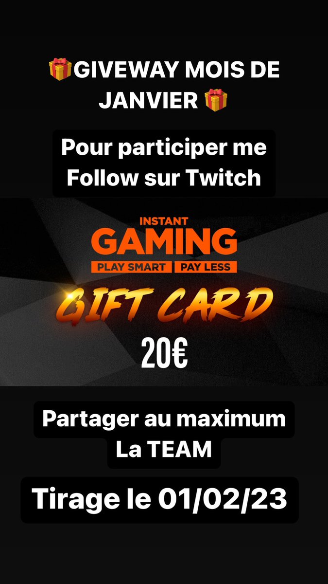 HOPLALSASS's tweet photo. 🔥 Let’s goooo le #Giveaways du mois de janvier sur ma chaîne #twitch 🔥 pour participer partager et me follow sur twitch ~> !cadeau dans la Chat 🔥 https://t.co/kLdGFg54Zn