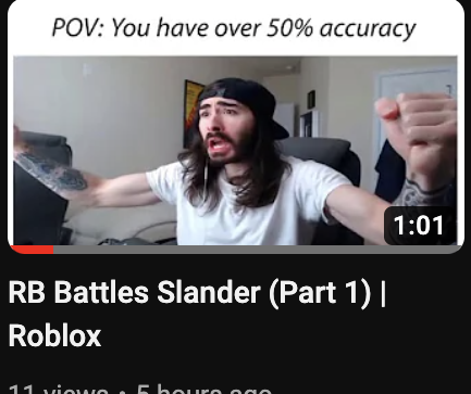 little_mazter's tweet photo. RB Battles Slander (Part 1) | Roblox 

https://t.co/cW4wR8bOWL 

#roblox #meme #gamingedit #RBbattles #edit #littlemaztergaming #youtubegamingchannel #Tanqr #pinkleaf @KreekCraft  #goldbits #gamingcommunity  #gamer https://t.co/LMzURuJMWt