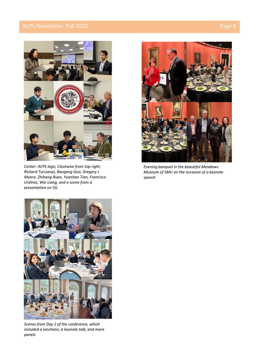 (Continued)📣Announcement: New issue of ACPS newsletter is out! 🎉

Highlights (2/4):

Report of the 34th ACPS Annual Meeting &amp; International Symposium