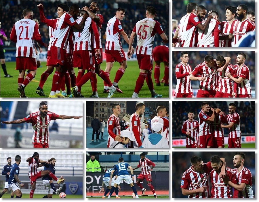 Red_White_7's tweet photo. Το photo story της νικηφόρας χθεσινής αναμέτρησης. ⚽️⚪️🔴
#Red_White #IonikosFC #OlympiacosFC #SuperLeague #IONOLY https://t.co/kBkFpxJVya