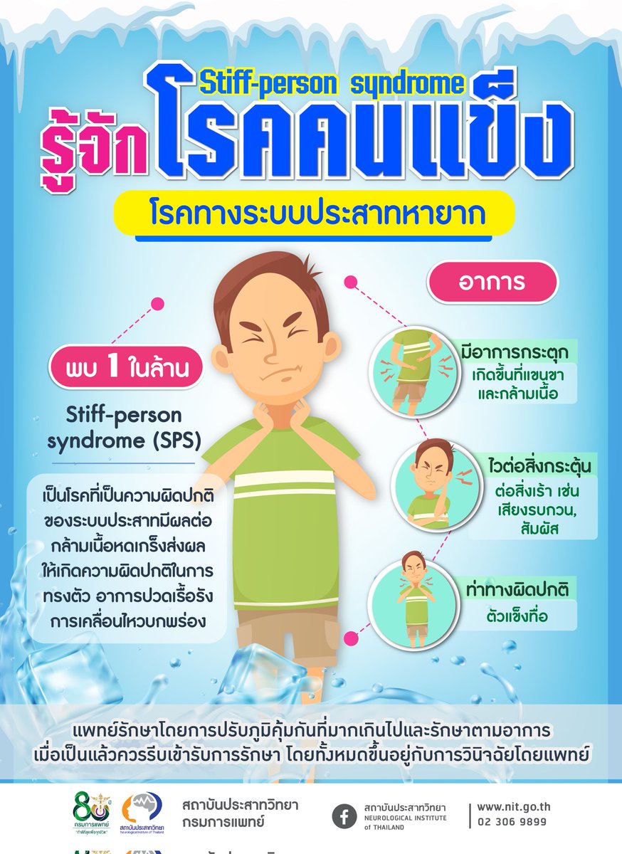 pr_dms's tweet photo. รู้จัก "โรคคนแข็ง" Stiff-person syndrome โรคทางระบบประสาทหายาก #โรคคนแข็ง
 อ่านต่อที่  https://t.co/NcnJ9dkGbD https://t.co/EuLT01GLVg