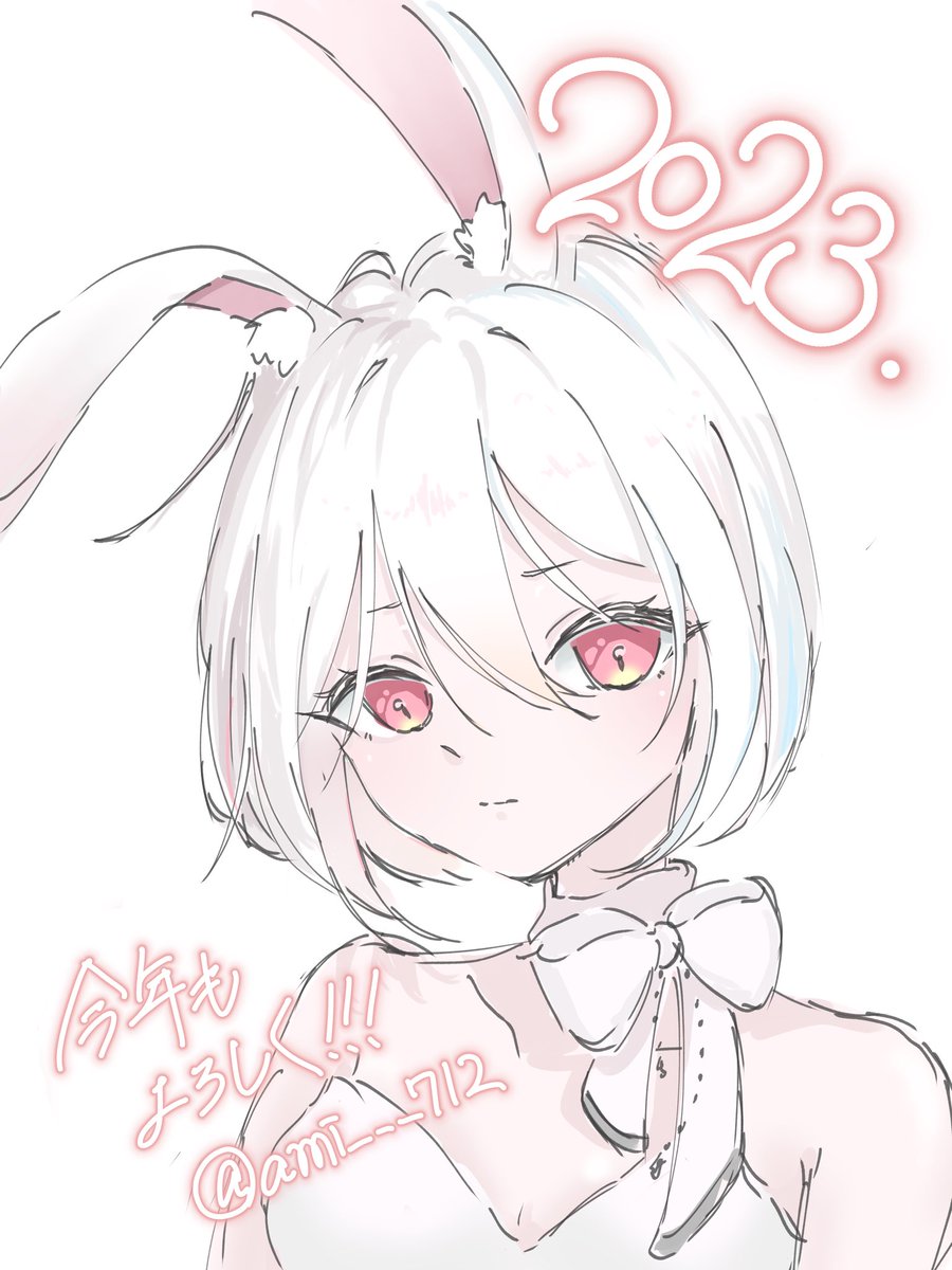 ami___712's tweet photo. 🐇🐇🐇

 #イラスト #illustration https://t.co/m8bes2lpjl