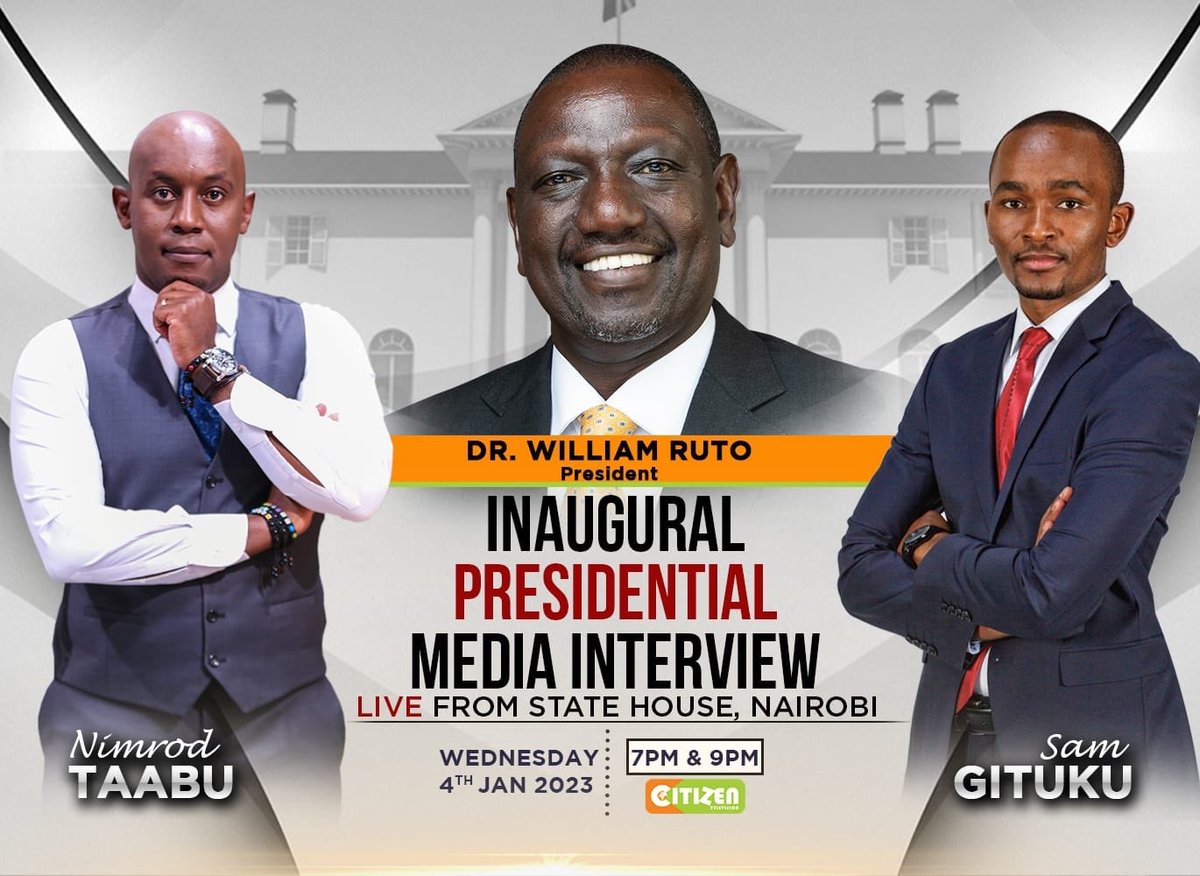 LIVE: Tonight on <a href="/citizentvkenya/">Citizen TV Kenya</a>  <a href="/RamogiTVKe/">Ramogi Tv</a>  and <a href="/inoorotv/">Inooro TV</a>  at 7pm and 9pm with <a href="/SamGituku/">Sam Gituku</a> and <a href="/nimrodtaabu/">Nimrod Taabu</a>