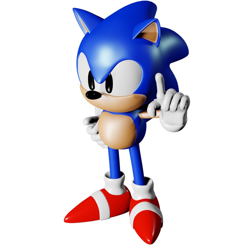 Comicnight_'s tweet photo. Sonic 3D Blast model :)
#blender3d #render96 https://t.co/T4TG5LUjA5