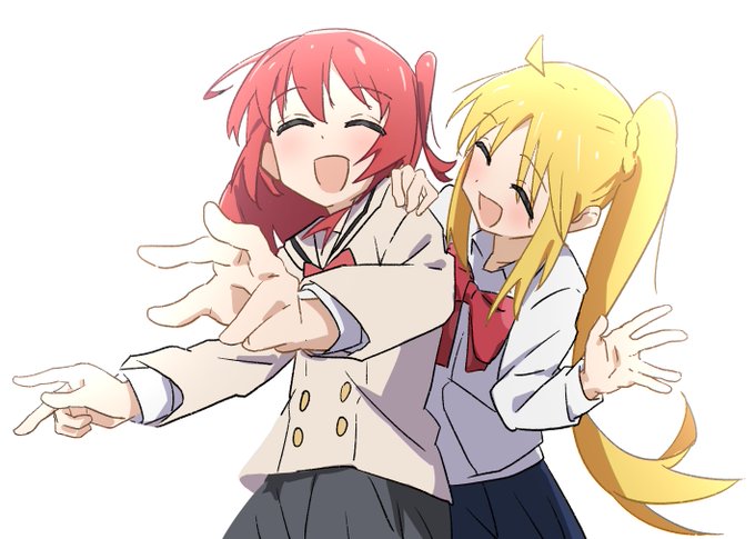 喜多さんと伊地知さん描きました
 #ぼっち・ざ・ろっく 