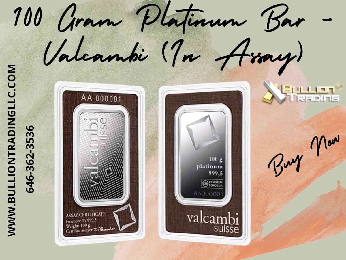 100 gram Platinum Bar - Valcambi (In Assay)

❗ Learn More: posts.gle/dkNj8R

❗ Grab your very own  100 gram Platinum Bar - Valcambi (In Assay):
Today: bulliontradingllc.com/product/100-gr…

#bullionbars #bullionbar #bullion #platinum #platinumjewellery #platinumbar