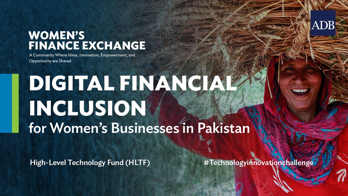 ADB_Digital's tweet photo. DEADLINE OF APPLICATION EXTENDED! 
Help us empower women and women-led businesses in Pakistan by submitting your solution by January 20, 2023.👉🏻https://t.co/LitNbA4rBf 

#WomenBusinesses #CreditScoring #FinancialInclusion #WomenSMEs #alternativecreditscoring #pakistan https://t.co/zoxweV5djl