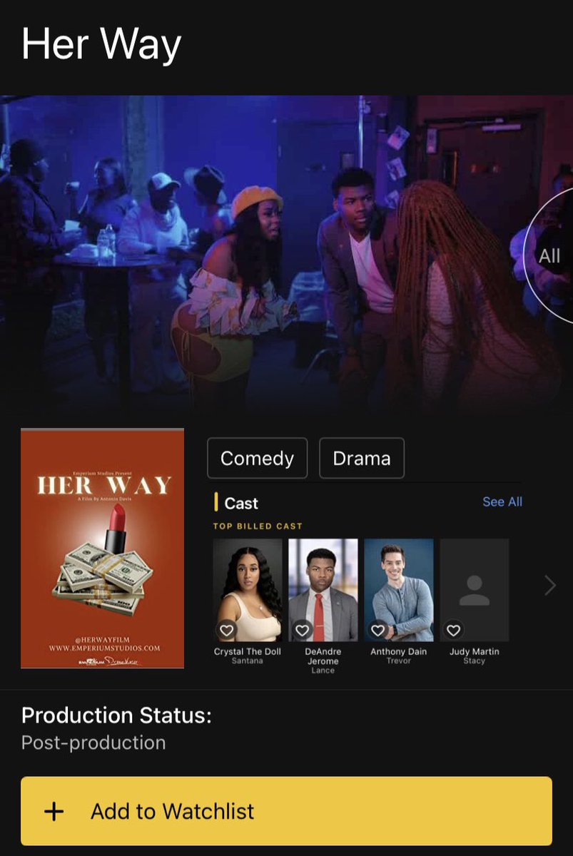 RealRealAndre's tweet image. 🎬 New movie alert ft myself #HerWay coming soon!