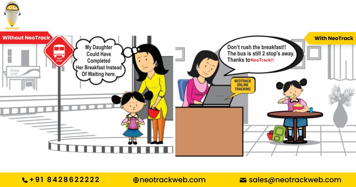 neotrackweb's tweet photo. Parents are happy and relieved with the NeoTrack's timely notifications, alerts and above all ensuring safety of the kids while they are away from home.
https://t.co/bHKABzoILD
#NeoTrack #India #india #Qatar #Nepal #schoolbussafety #gps #gpstracking #ai #artificialintelligence https://t.co/MQOwPzxDQ1