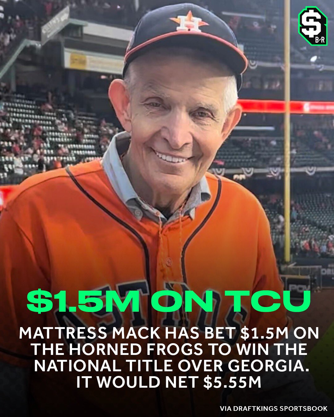 Mattress Mack' drops $1.5 million on TCU to win college football