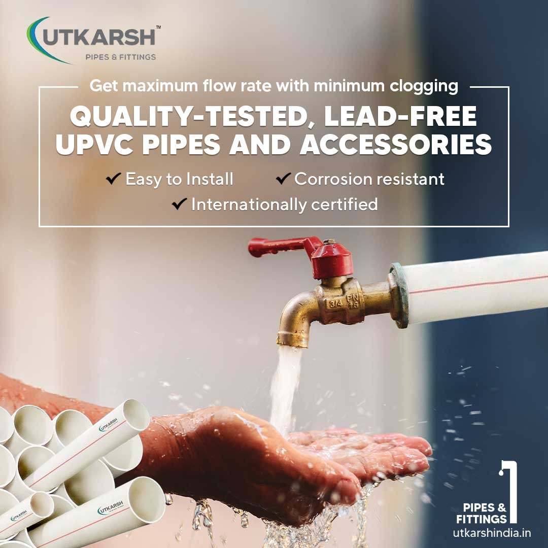 utkarshindialtd's tweet image. #UtkarshIndia manufactures uFLO ​UV-resistant #uPVC pipes &amp;amp;nfittings that are ideal for domestic cold-water transportation. Our #uPVCpipes are lead-free, lightweight, internationally accredited &amp;amp; require low maintenance.​

To know more, visit utkarshindia.in

#Utkarsh