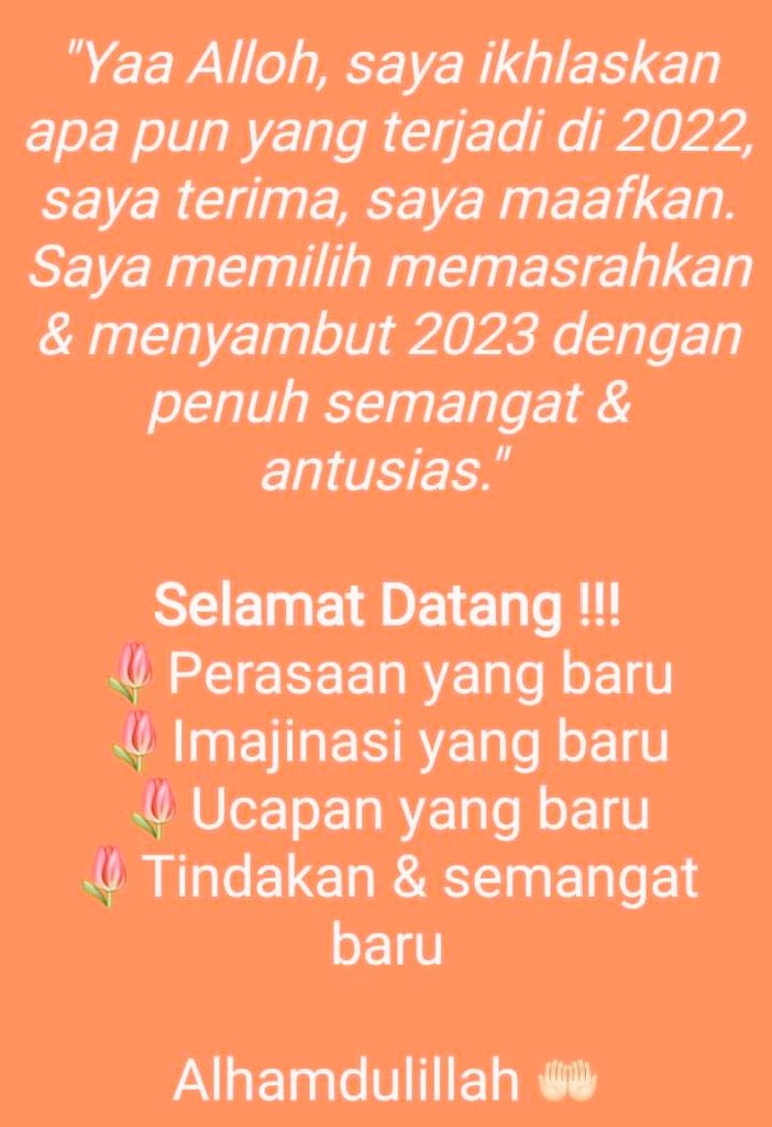 RadjaJuara's tweet photo. #optimistis #optimisme #TahunBaru2023 https://t.co/7nP07z1alm