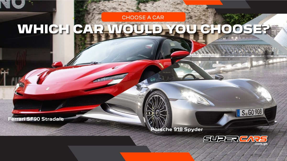 If you had to choose a V8-hybrid supercar, which one would you pick? The Ferrari SF90 Stradale or the Porsche 918 Spyder?

#cars4life #carsunlimited #carsoninstagram #luxurycars #instacars #amazingcars247 #automotive #automotivedaily #automotivedetailing #automotivenews #f1legend