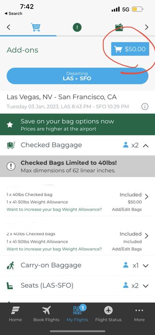Why does an &ldquo;overweight&rdquo; bag with @FlyFrontier show that it&rsquo;s only an additional $7, but then changes<a class="tags" target="_blank" title="On Twitter" href="/?out=eyJ0eXAiOiJKV1QiLCJhbGciOiJIUzUxMiJ9.eyJpYXQiOjE3MjQ3MDg4NTUsImlzcyI6InR3cG9ybnN0YXJzLmNvbSIsIm5iZiI6MTcyNDcwODg1NSwiZXhwIjoxNzU2MjQ0ODU1LCJyZWRpcmVjdF91cmwiOiJodHRwczovL3R3aXR0ZXIuY29tL0ZseUZyb250aWVyIn0.oUZw3uTCi0B1Q3TW-nePqUDEKID1uKiDhI2rABf5BqPt9K2x92LEWYcmO-Lj0l5ZsqCBCHM1xTvO14HC6ysHJw">@FlyFrontier</a><a href="/tag/newprofilepic"class="tags"><span>#newprofilepic</span></a>