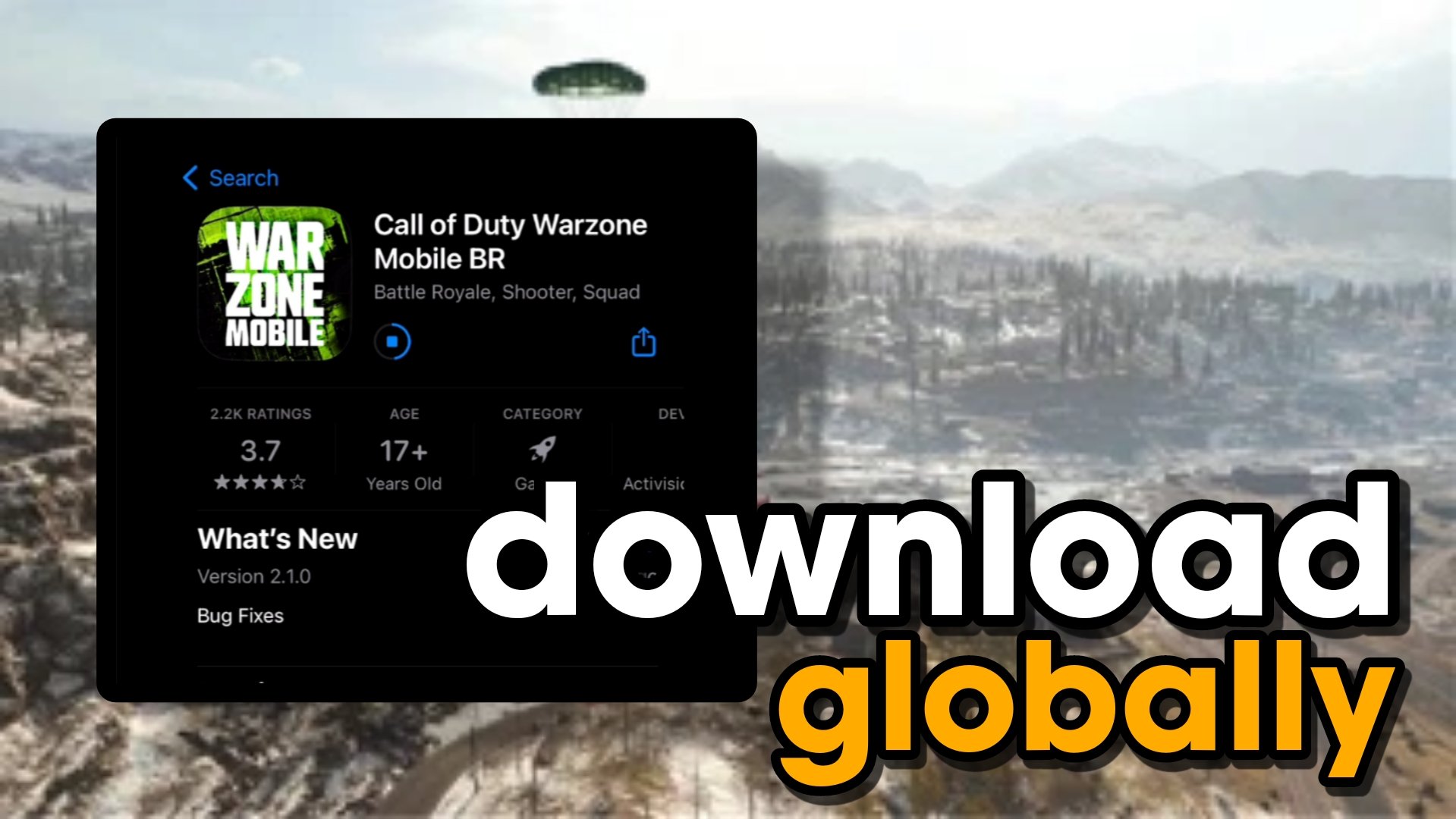 call of duty warzone mobile ios download