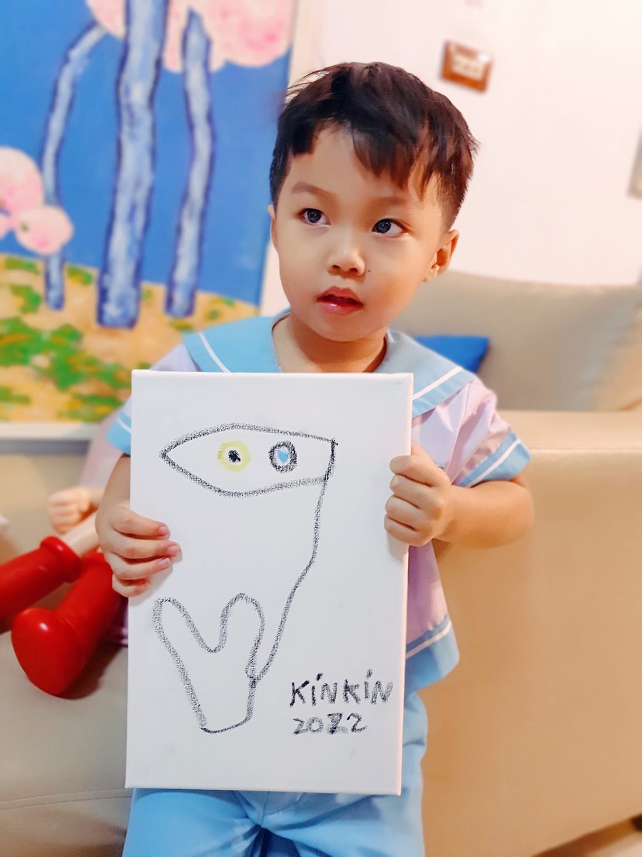 deepwarp's tweet photo. This #Imaginary #Monster #Alien My Boy (4 Year Old) freedom Imaginary to paint. Every Creation of his life I'll try to keep it as an #NFTart Files.
Info👉https://t.co/FmJSkTdsiR
#NFTcommunity #NFTcollector #NFTthaicommunity #Boyart #KinArt #MyImagine #NFTmarketplace #Surrealism https://t.co/2VhhHLHYQ0
