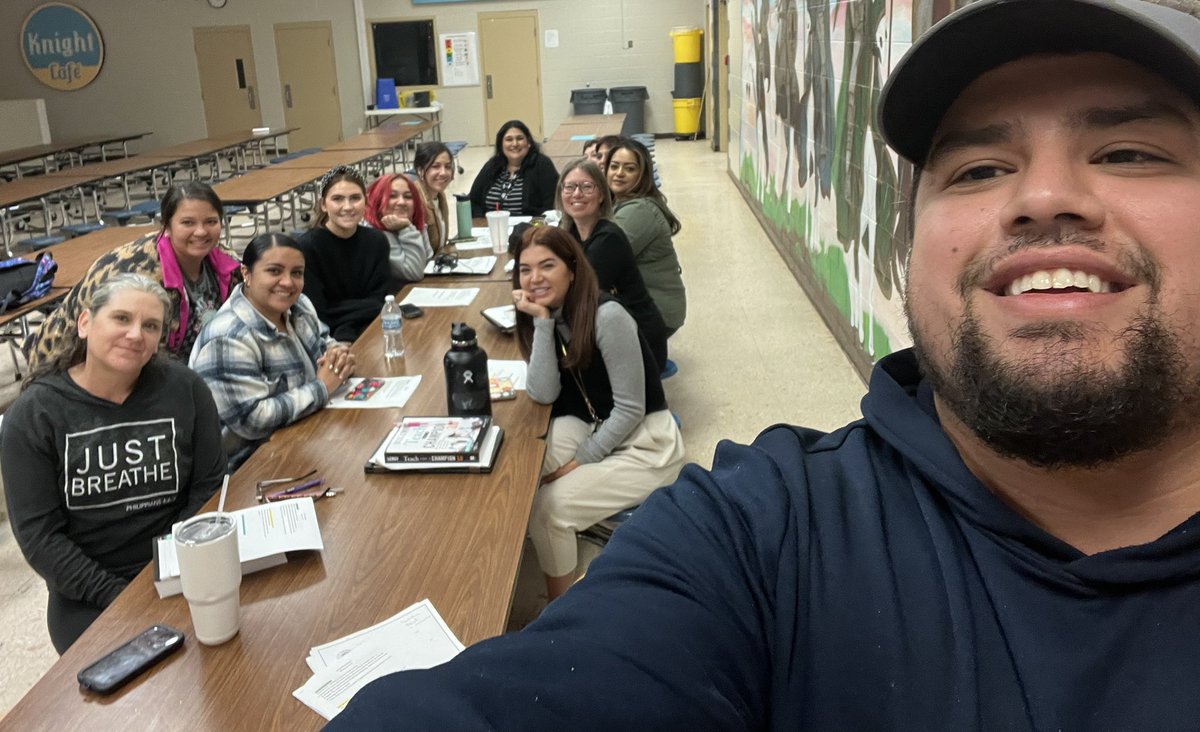 LydiaYbarra24's tweet photo. I’m extremely blessed to be able to work with a hardworking, dedicated ELAR team @LBJelementary! We had great conversations regarding AR and reading to kick off the new year! Thank you for all you do to create successful readers! #TeamECISD #ECISDlibraries https://t.co/8L9zn6P1c9