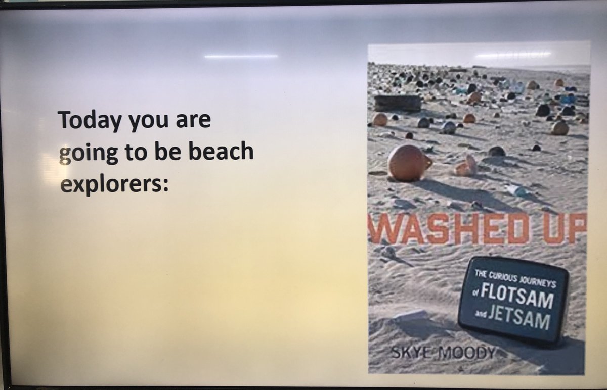 BSMuscatY4's tweet image. When the beach comes to you! To explore our new text, Flotsam by David Wiesner, the children did some beachcombing (in the class!) They had to use their inference and prediction skills to decide who the owners of the objects were. #flotsam #CLPE #DavidWiesner #generalisation