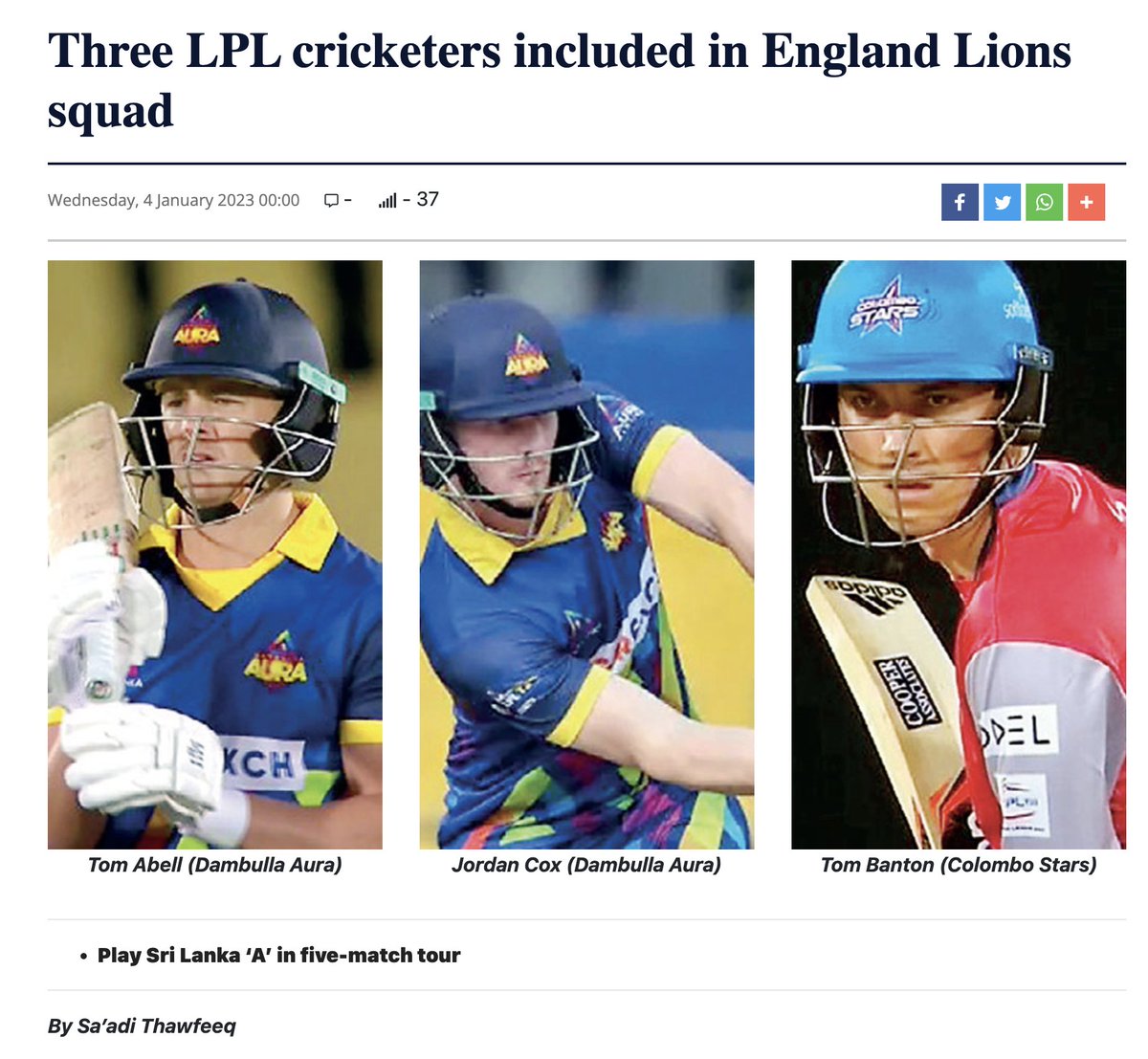 The Armchair Critic on Twitter "LPL helping unearth talents all over