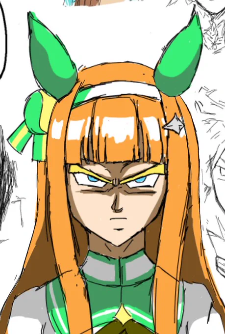 絵チャで描いた先頭民族#ウマ娘 