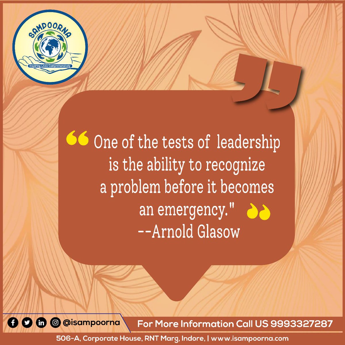 iSampoorna's tweet photo. ~ QUOTE OF THE DAY ~ 😊
#quoteoftheday #helping #help #love #helpingothers #donate #charity #support #people #helpinghands #donation #helpothers #community #sampoorna #event #benefit #sampoornaevent #verticles #sehat #sahyog #sampoornaev #saundarya #ipriyankbanthia #sampoorna https://t.co/VGlaG2yiMe