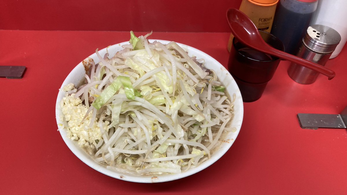 skym3980's tweet photo. デフォの量が多すぎて食いきれんかった… https://t.co/JJjHpJ8V8o