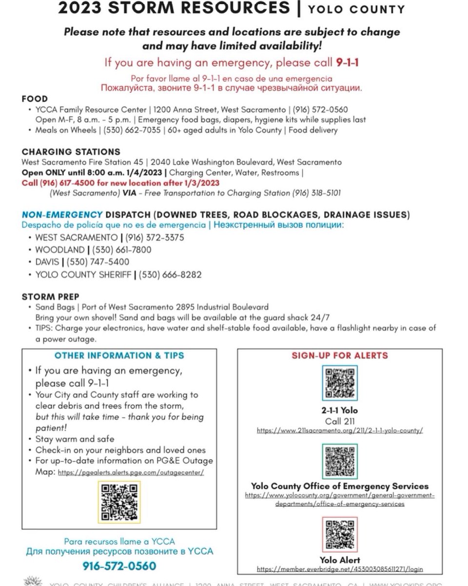 Spent the afternoon with Councilmember <a href="/iamverna/">Verna</a> ,  <a href="/Quirina4WestSac/">Quirina Orozco</a>, and other community volunteers going door-to-door handing out information on Yolo County resources to households that recently had their power restored. Please share the attached flyer <a href="/cityofwestsac/">West Sacramento</a>