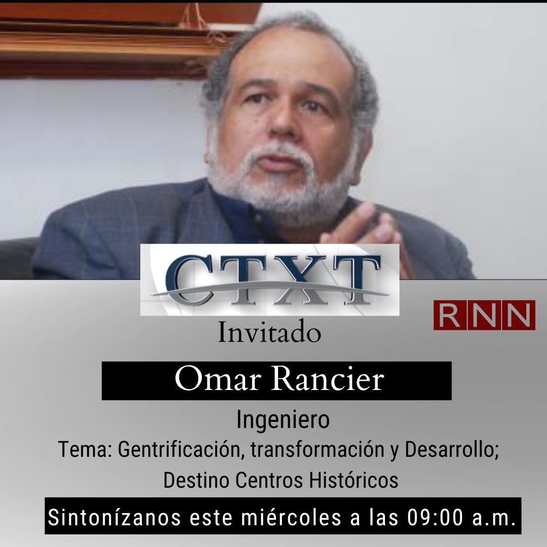 CTXT_RD's tweet photo. Sintonízanos este miércoles a las 9:00 am. https://t.co/y3l3ttL8CT