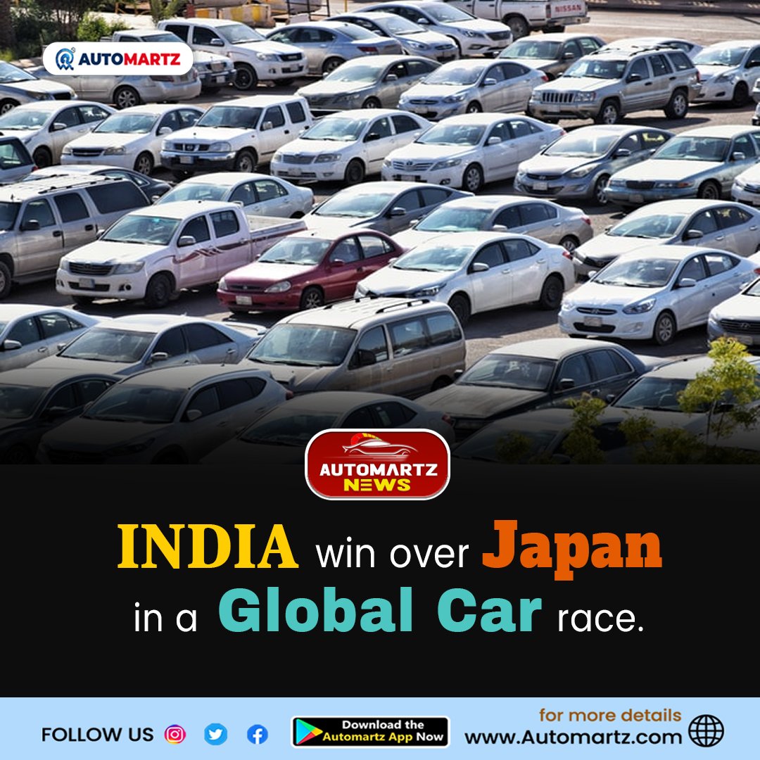 In 2022, #India will have surpassed #Japan as the #world's third-largest light vehicle market.

.

#Automartz  #carvintage #4x4camper #goldprice #DMart #Suriya42 #VarisuTralier #JohnAbraham  #HardikPandya