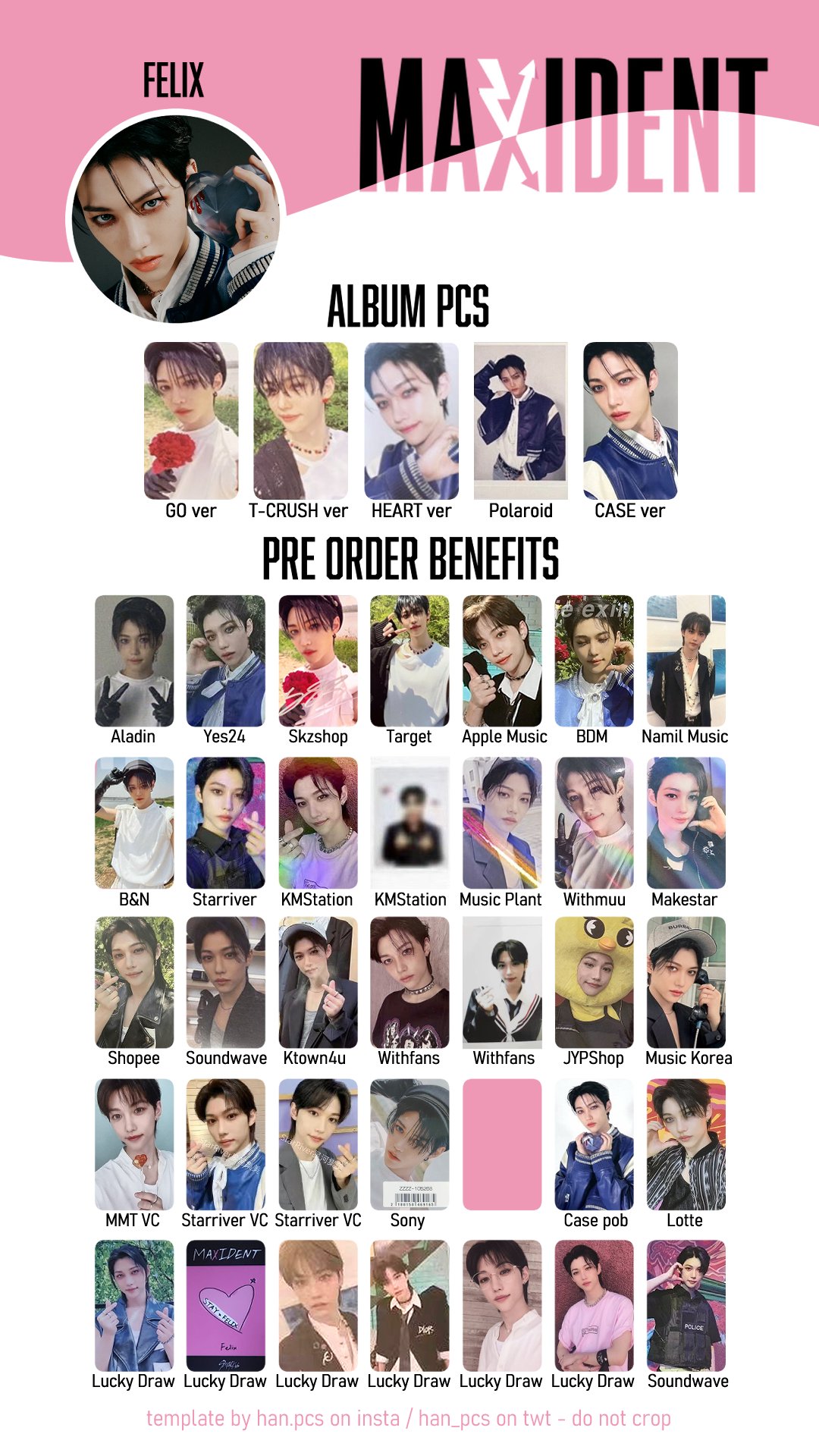 STRAY KIDS MAXIDENT YIZHIYU WITHFANS POB OFFICIAL PHOTO CARD