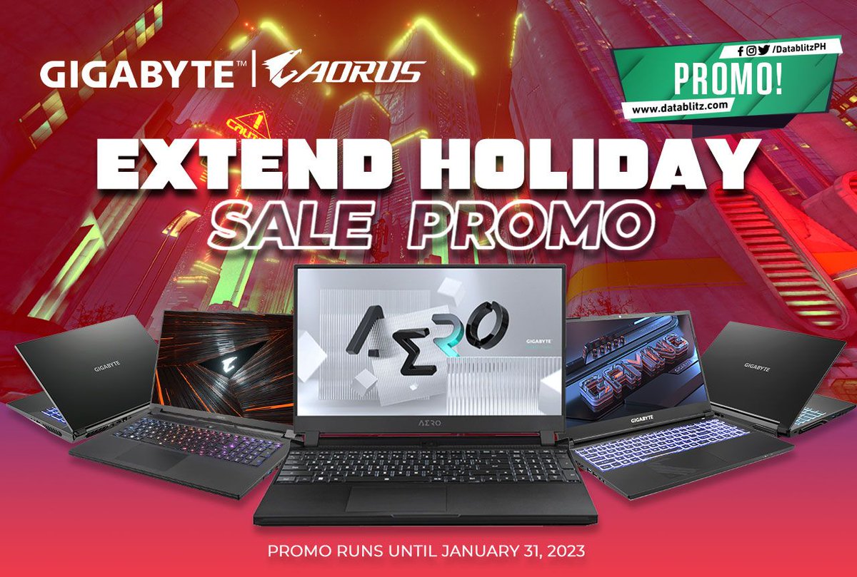 DataBlitz on Twitter "Great deals with Gigabyte Extended Holiday Sale
