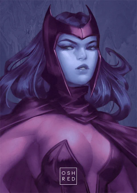 Scarlet Witch fanart throwback (2020) 