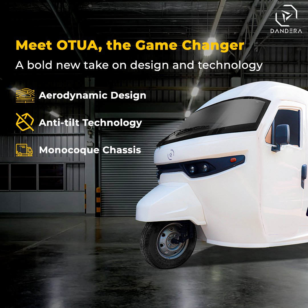 ElectricDandera's tweet photo. Get ready to meet OTUA, the game changer in cargo delivery. From its aerodynamic design and anti-tilt technology to its monocoque chassis, OTUA is built for performance and reliability.
#DriveForMore #DanderaVentures #startup #CargoEV
#EV #Sustainable https://t.co/b7hsCeQE7r