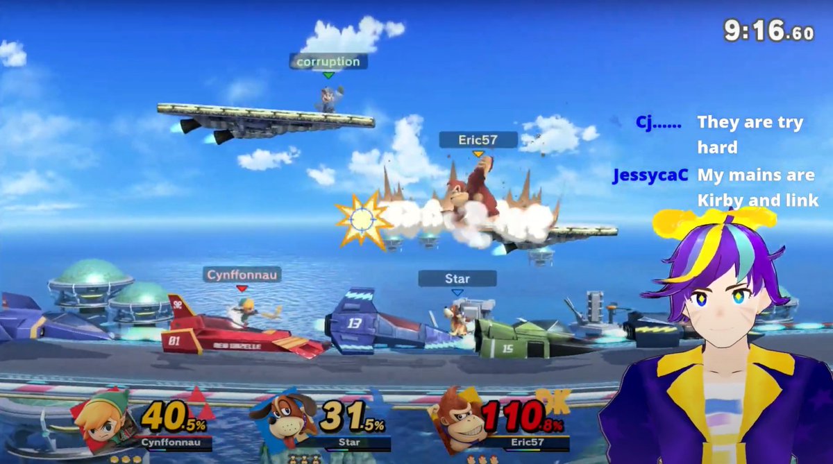 LocklanStareyes's tweet photo. Smash bros with chat is So Hype!✨
Thanks, Chat, for some edge of your seat action!
If you want to join for some awesome casual brawls, come on down to the channel!👊
#vtuber #VTuberUprising https://t.co/73WDD823ZI