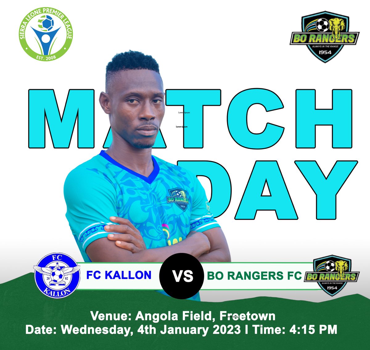 It's match day! 
We're ready! 
#borangersfc #champions #TheElephants #alwaysintherange