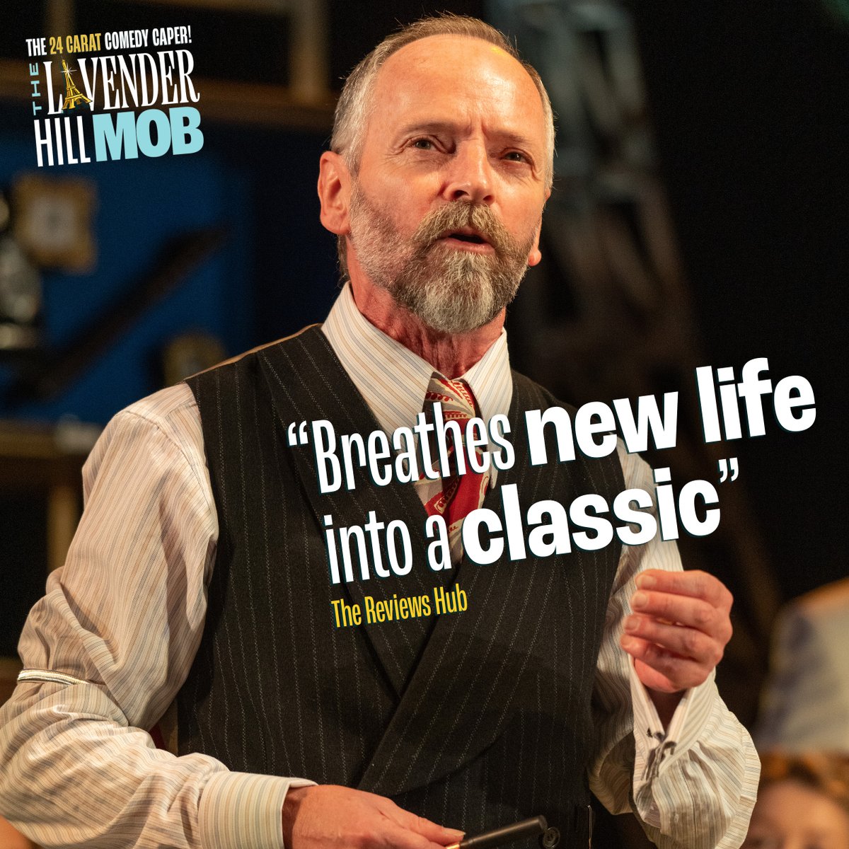 It's 2023. and the MOB is BACK! Join us next week at Chichester Festival Theatre for the start of our second leg! #LavenderHillMobPlay