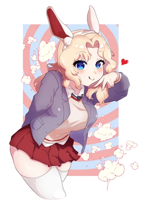 ポップコーンみたいに、はじけた楽しい一年を!
『うさ耳ケイ』
#ガルパン 